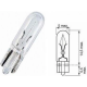 12 Volt 1.2 Watt Küçük Dipsiz Ampul 1 Adet 12 Volt 1.2 Watt Küçük Dipsiz Ampul 1 Adet