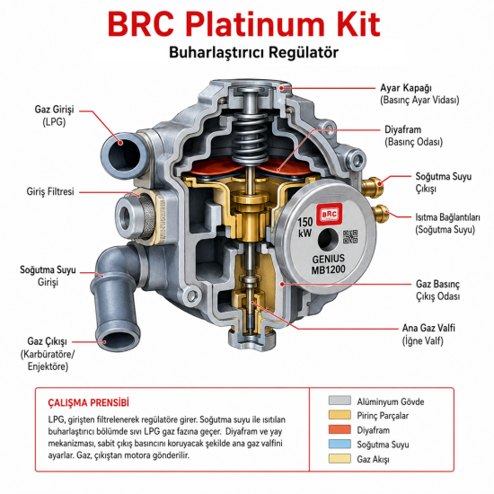 Brc Sıralı Regülatör Genius 1200MBAR MY11 Brc Sıralı Regülatör Genius 1200MBAR MY11