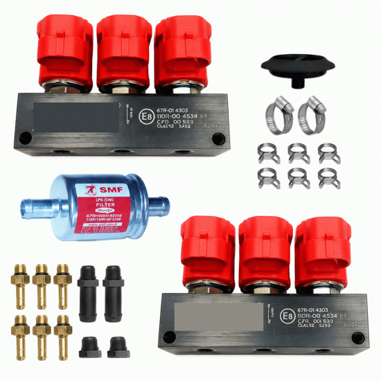 Atiker Akl Uyumlu 6 Silindir Enjektör Takımı 3 OHM Atiker Akl Uyumlu 6 Silindir Enjektör Takımı 3 OHM