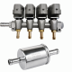 MİMGAS LPG UYMLU Fast 4 Silindir 2 Ohm Enjektör MİMGAS LPG UYMLU Fast 4 Silindir 2 Ohm Enjektör